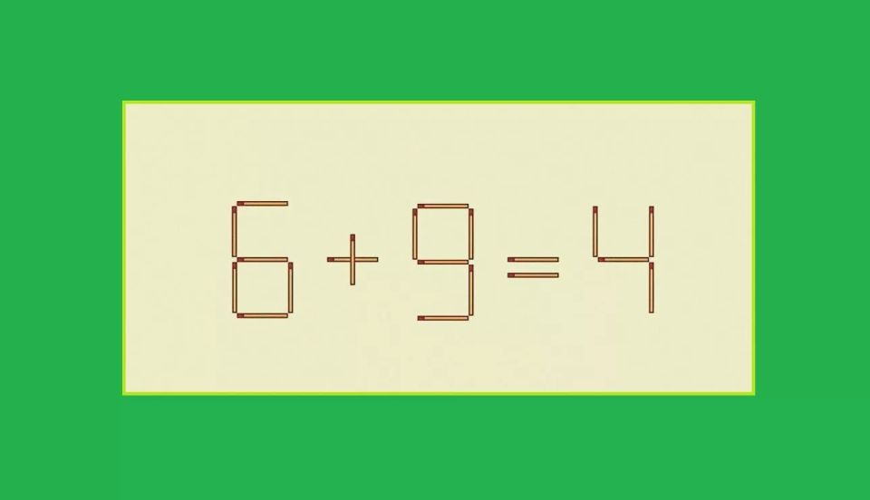         :  6+9=4   