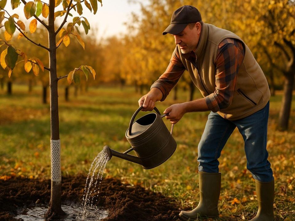Осенний полив: как не навредить вашему саду в холодное время года