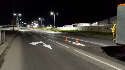 В 2025 году в Ульяновске увеличили объёмы нанесения дорожной разметки