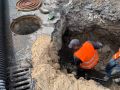 На улице Крупской в Ульяновске приступили к строительству новой ливнёвки