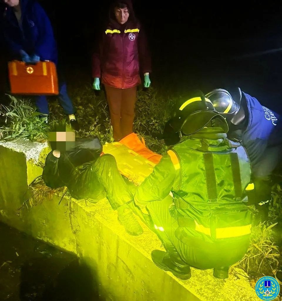 63-летний мужчина упал в водоотводной канал