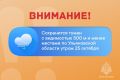 ВНИМАНИЕ. Сохранится туман с видимостью 500 м и менее местами по Ульяновской области утром 25 октября