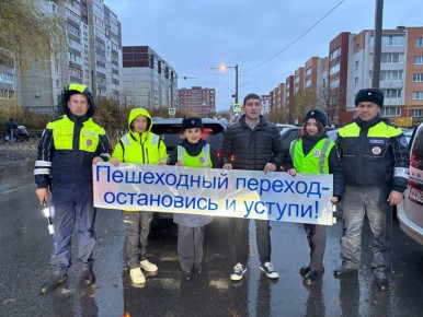 Сотрудники Госавтоинспекции совместно с общественностью региона провели общеобластное профилактическое мероприятие «Юный пешеход»