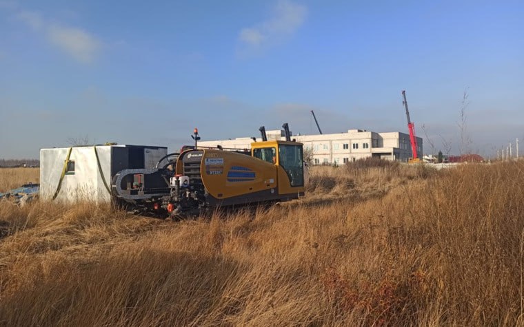 В Ульяновске начинают прокладывать трубы к строящейся поликлинике на улице Шигаева