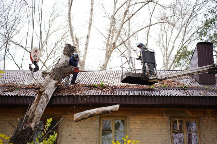 Администрация города устранила угрозу для жильцов дома №57 по улице Ростовской