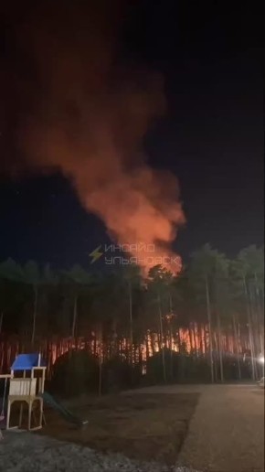 Пожар произошёл на турбазе в Чердаклинском районе