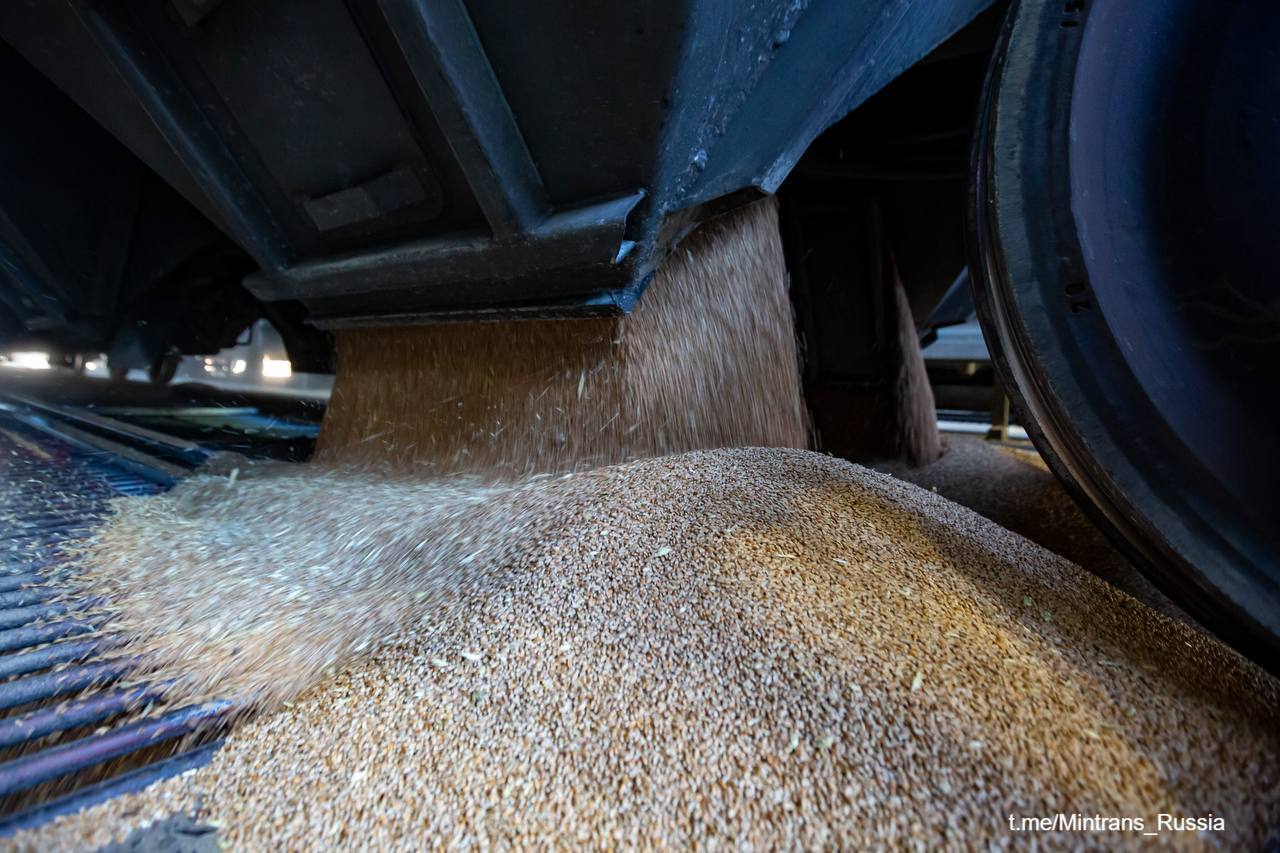 Первую партию зерна отправили из России в Армению через Азербайджан по железной дороге, передает Минтранс Первую партию зерна отправили из России в Армению через Азербайджан по железной дороге, передает Минтранс