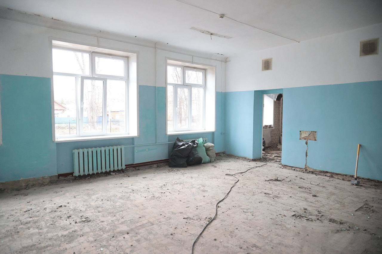 Алексей Русских: Капитальный ремонт стартовал в школе №49 города Ульяновска Алексей Русских: Капитальный ремонт стартовал в школе №49 города Ульяновска