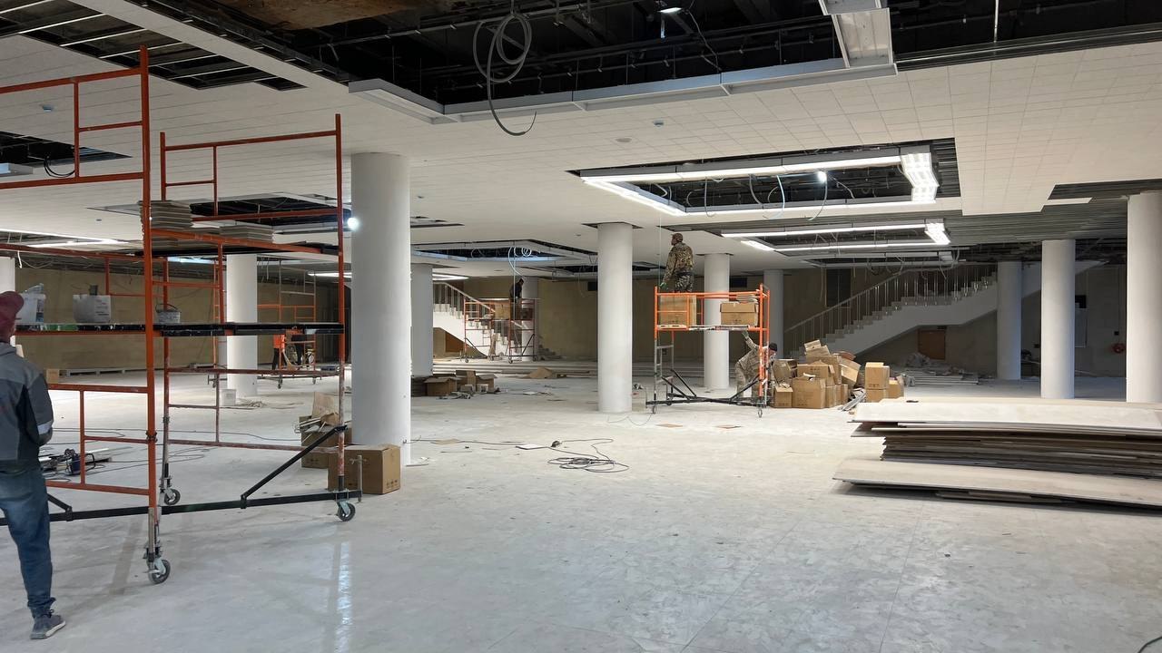 В Ленинском мемориале завершаются ремонтно-реставрационные работы Большого концертного зала В Ленинском мемориале завершаются ремонтно-реставрационные работы Большого концертного зала