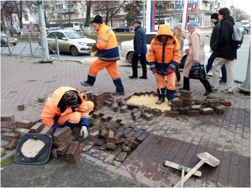 Ульяновские дорожники асфальтируют местный проезд улицы Кирова Ульяновские дорожники асфальтируют местный проезд улицы Кирова
