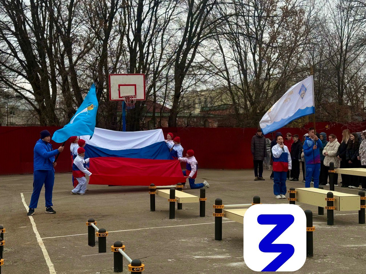 В Мариинской гимназии появилась новая спортивная площадка В Мариинской гимназии появилась новая спортивная площадка