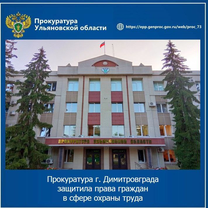 По результатам рассмотрения возбужденного прокурором г. Димитровграда Ульяновской области дела об административном правонарушении по ч. 4 ст. 5.27.1 КоАП РФ (необеспечение работников средствами индивидуальной защиты)...