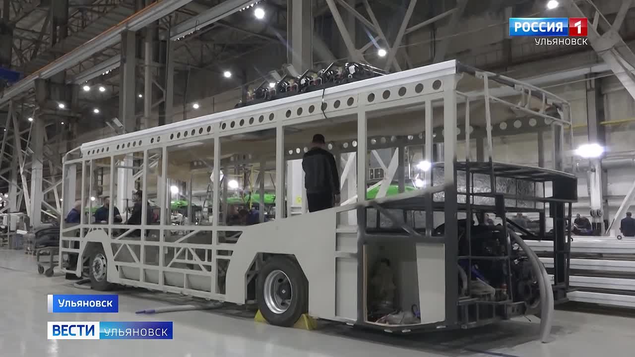 В Ульяновске запустили производство низкопольного транспорта! Выпуск новых СИМАЗов стал возможен, благодаря федеральной поддержке