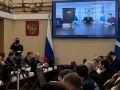 Губернатор Алексей Русских проводит штаб по видеоконференцсвязи