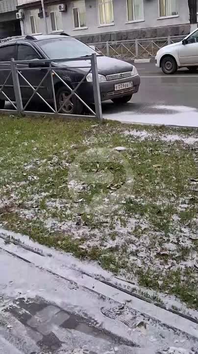 В Ульяновске пошёл снег . Репортер 73 | Наш канал в MAX