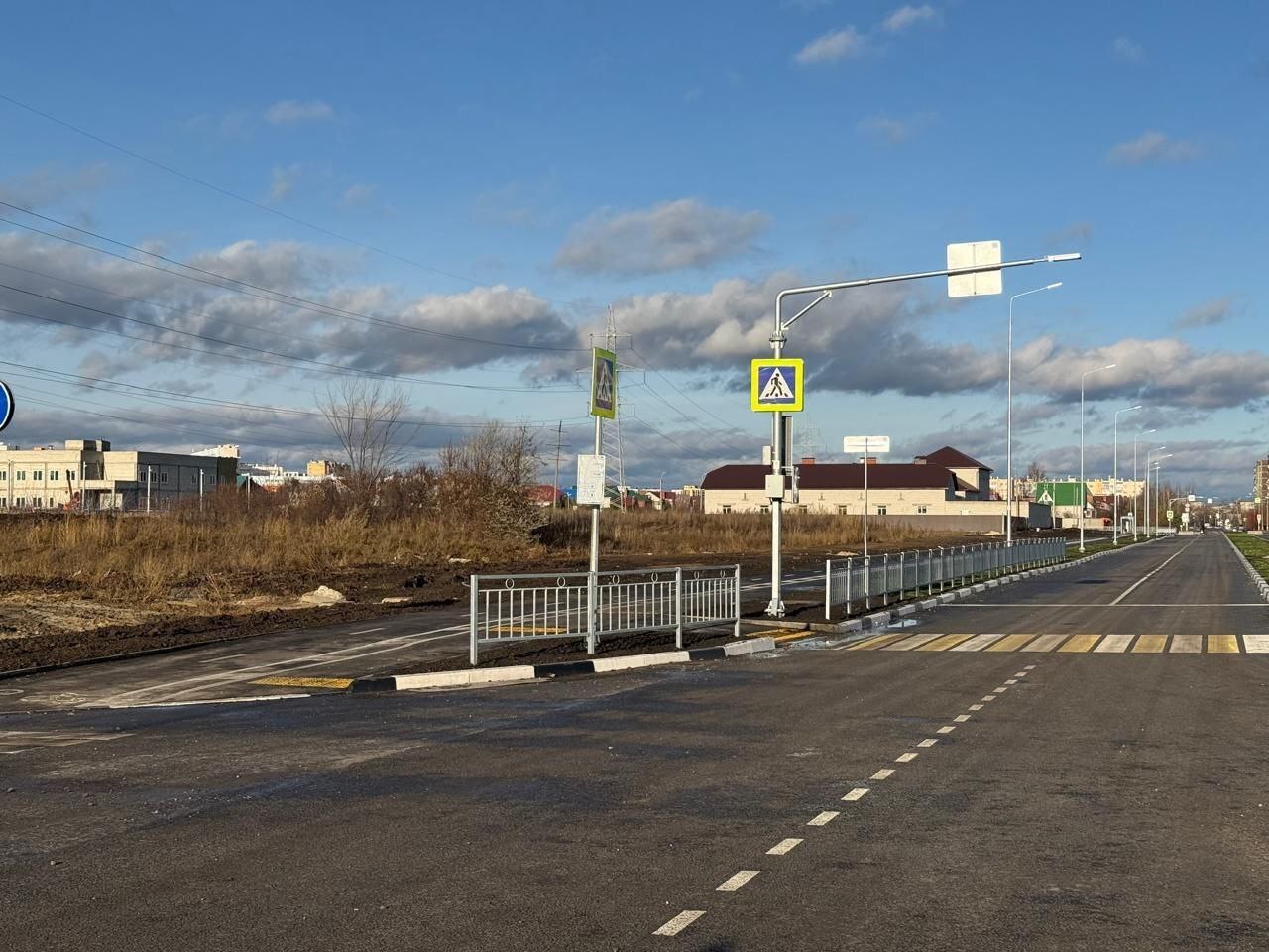 Новый участок улицы Ефремова ввели в эксплуатацию