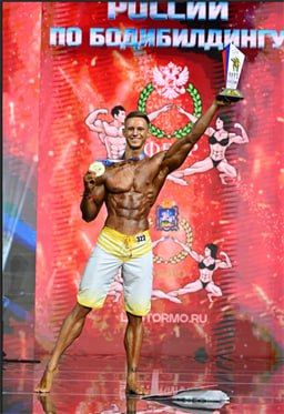 Ульяновский бодибилдер Сергей Пеньков второй раз за год выиграл чемпионат России