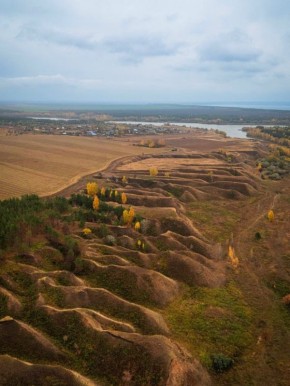 Краски осени. Посёлок Белая Рыбка в Чердаклинском районе