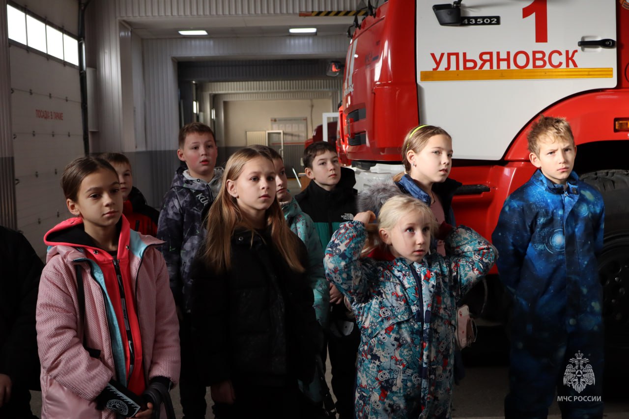 Стать пожарным на один день: экскурсия для школьников в пожарно-спасательную часть