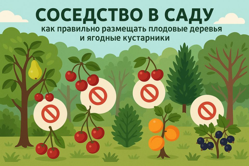 Как правильно планировать сад: секреты успешного соседства деревьев и кустарников