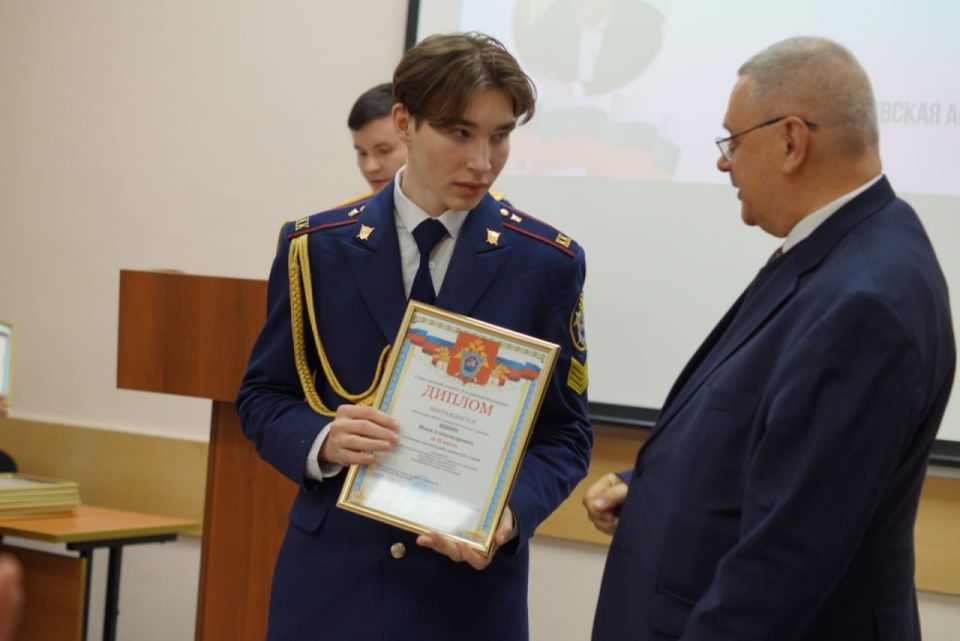 Ульяновские кадеты СК России стали призерами конкурса научных работ имени Д.О. Серова