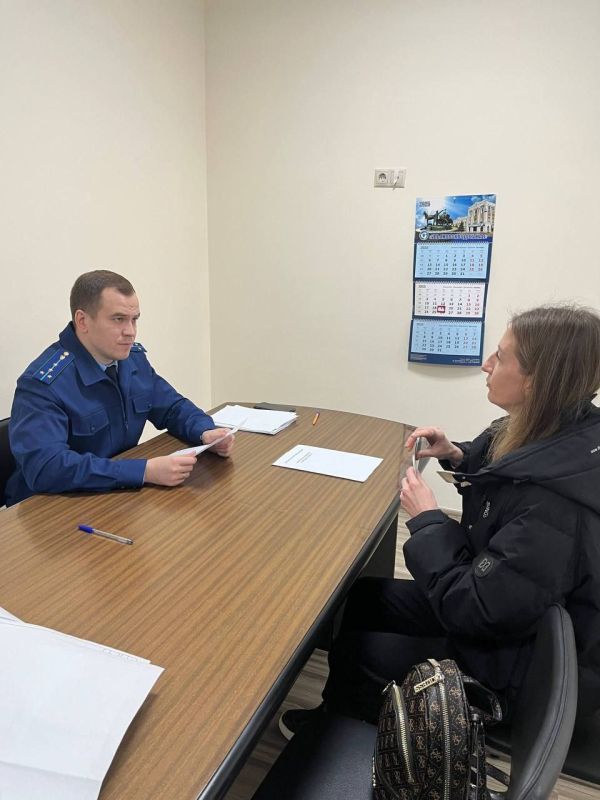 Заместитель прокурора Ленинского района г. Ульяновска Тимофеев А.В. провел прием работников МУП «Ульяновскводоканал»