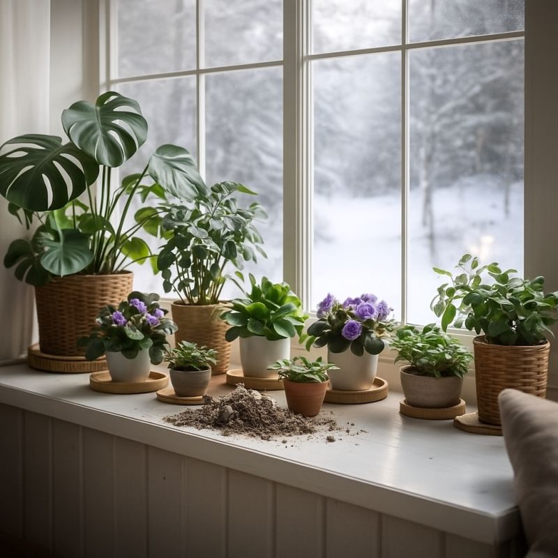 Как создать уютный зимний сад на подоконнике: советы и рекомендации