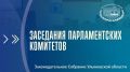 На текущей неделе в Законодательном Собрании Ульяновской области пройдут заседания профильных комитетов