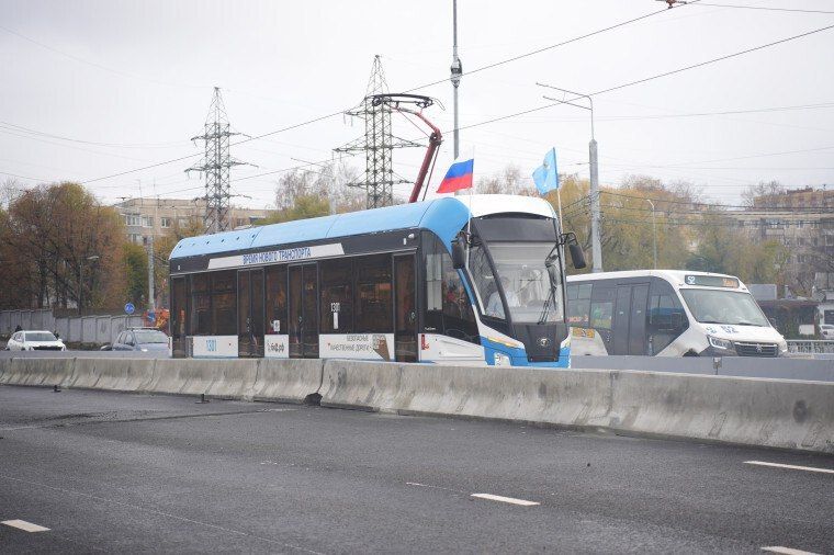 Трамваи будут останавливаться на «минаевском» мосту с 10 декабря