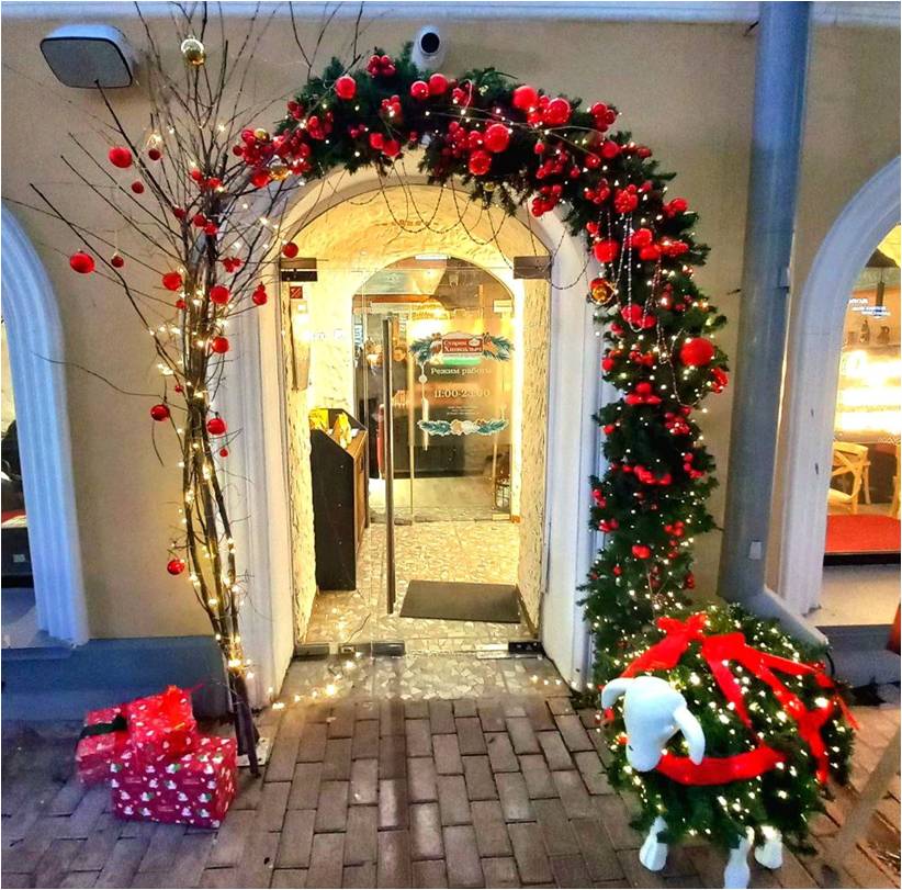 В Ленинском районе Ульяновска бизнес оформляет свои объекты инсталляциями и световыми каскадами В Ленинском районе Ульяновска бизнес оформляет свои объекты инсталляциями и световыми каскадами