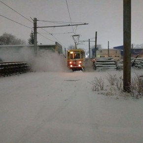 Свежевыпавший снег — идеальная добыча для вихревого снегочиста