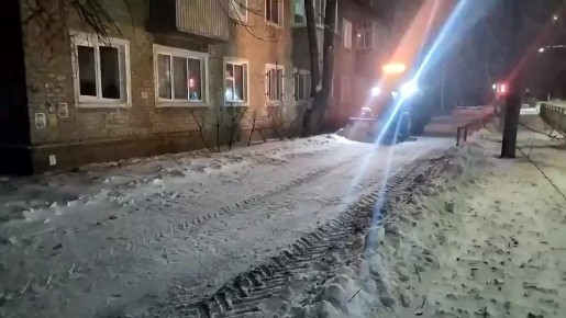 В ночь на 16 декабря ульяновские дорожники использовали 172 тонны пескосоляной смеси