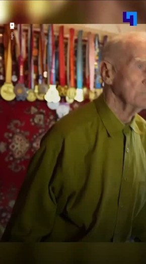 Ульяновский терминатор Николай Исаков! 93 года, выступающий тяжелоатлет