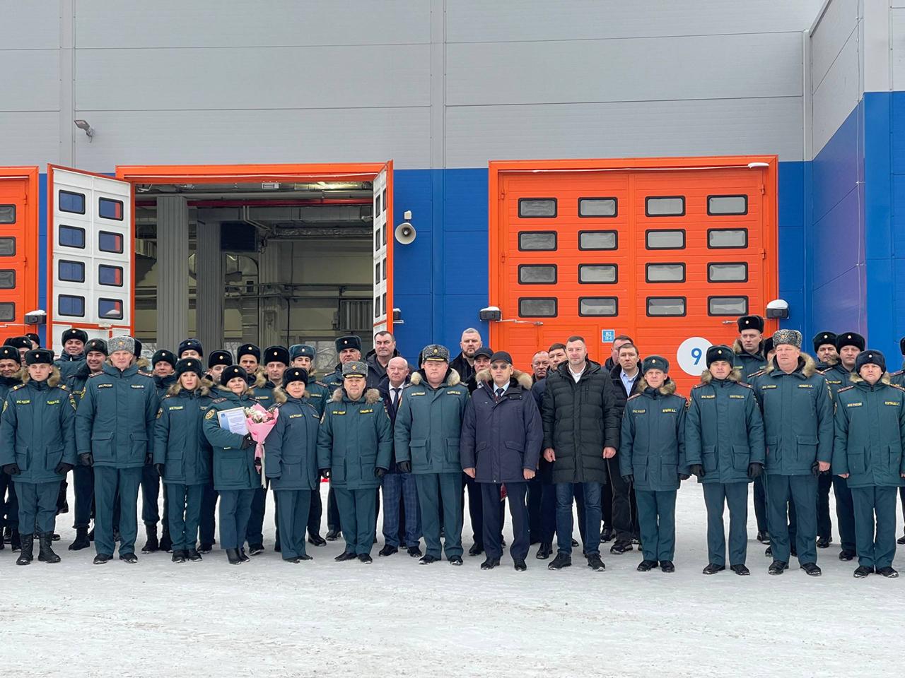 В Новом городе открыли обновленную пожарно-спасательную часть
