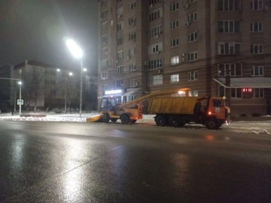 За сутки с улиц Ульяновска вывезли 103 самосвала снега