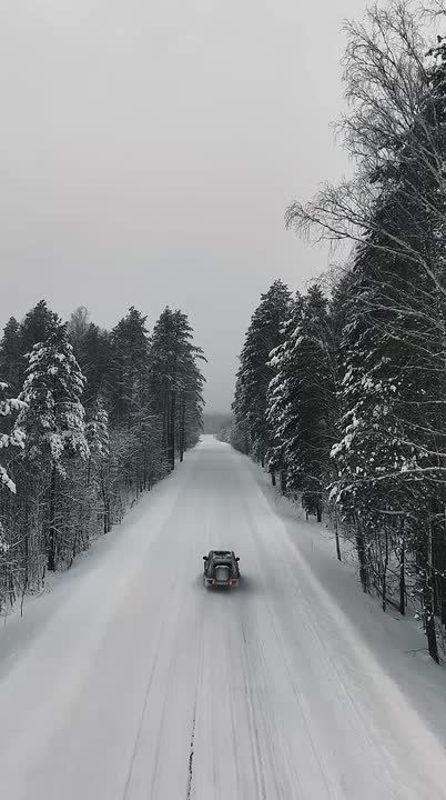 Зимняя сказка по пути в Юлово