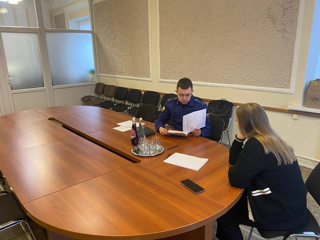 123 Заместитель прокурора Ленинского района г. Ульяновска Денис Герасимов провел выездной личный прием работников ОГКП «Корпорация развития коммунального комплекса Ульяновской области» 123 Заместитель прокурора Ленинского района г. Ульяновска Денис Герасимов провел выездной личный прием работников ОГКП «Корпорация развития коммунального комплекса Ульяновской области»