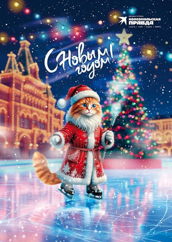 Друзья, с Новым годом!. Пусть 2026-й год принесёт всем нам удачу и только хорошие новости