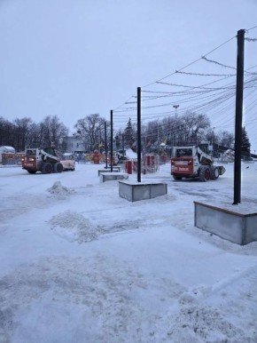 В Ульяновске за сутки выполнено 115 рейсов по вывозу снега с улиц города