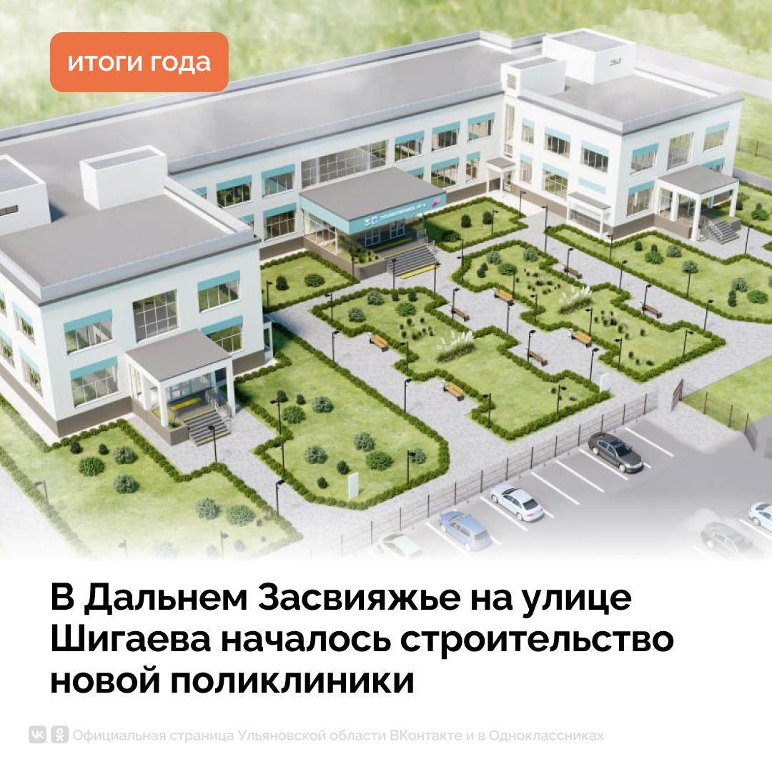 По поручению Губернатора Алексея Русских в 2025 году в Ульяновской области проводили капитальный ремонт медицинских учреждений, строили новые ФАПы, открывали поликлиники, а также начали строительство новой поликлиники в... По поручению Губернатора Алексея Русских в 2025 году в Ульяновской области проводили капитальный ремонт медицинских учреждений, строили новые ФАПы, открывали поликлиники, а также начали строительство новой поликлиники в...