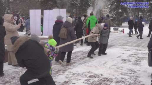 Православные жители Ульяновска отмечают Святки