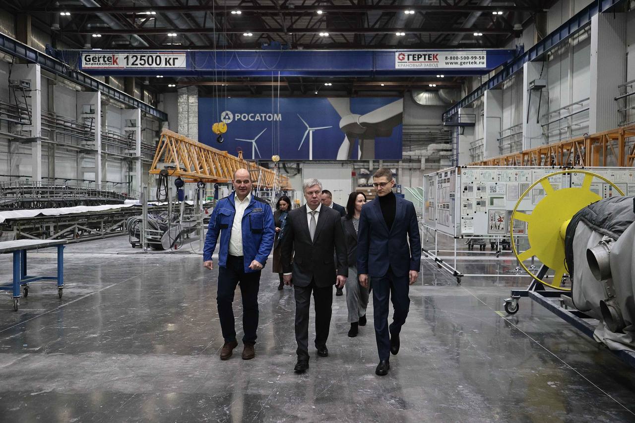 Алексей Русских: 350 лопастей произвели на новом ульяновском заводе «Росатом Ветролопасти» Алексей Русских: 350 лопастей произвели на новом ульяновском заводе «Росатом Ветролопасти»