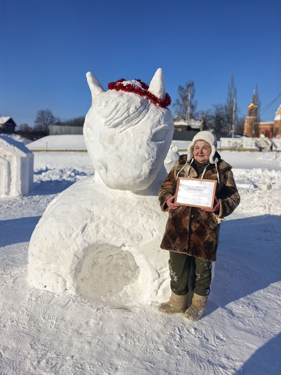 Традиционный фестиваль снежных скульптур «Зимний хутор» прошёл в Троицком Сунгуре Традиционный фестиваль снежных скульптур «Зимний хутор» прошёл в Троицком Сунгуре