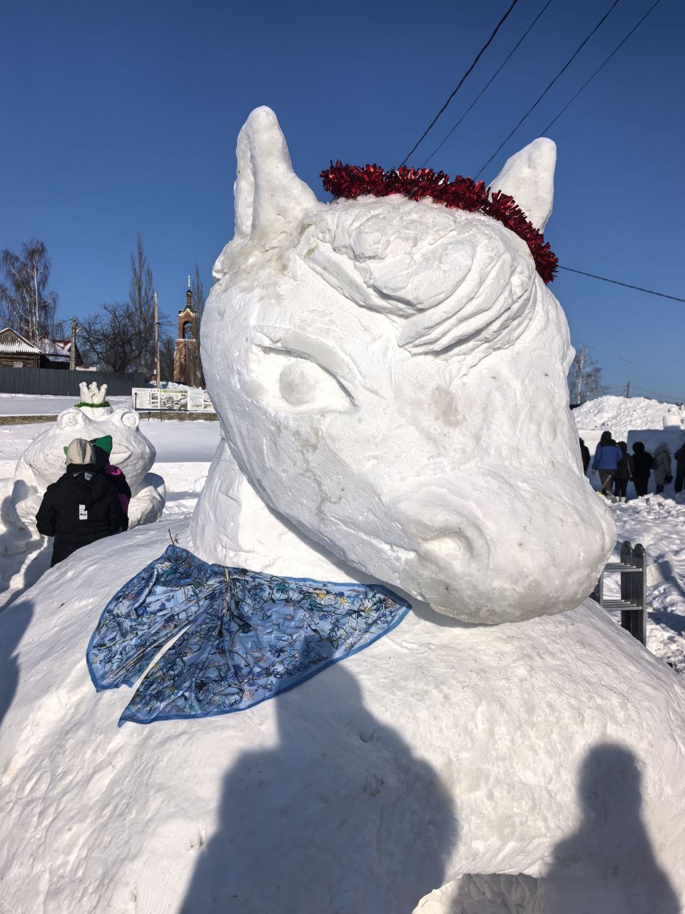 Традиционный фестиваль снежных скульптур «Зимний хутор» прошёл в Троицком Сунгуре Традиционный фестиваль снежных скульптур «Зимний хутор» прошёл в Троицком Сунгуре