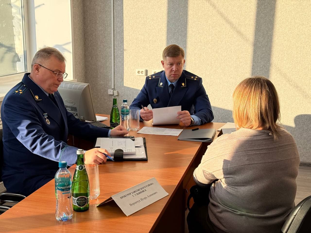 Заместитель прокурора области Константин Ручкин провел личный приём жителей Заволжского района г.Ульяновска