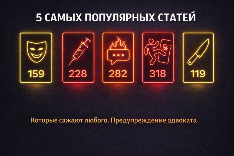 Топ-5 ловушек в УК РФ: почему могут посадить любого