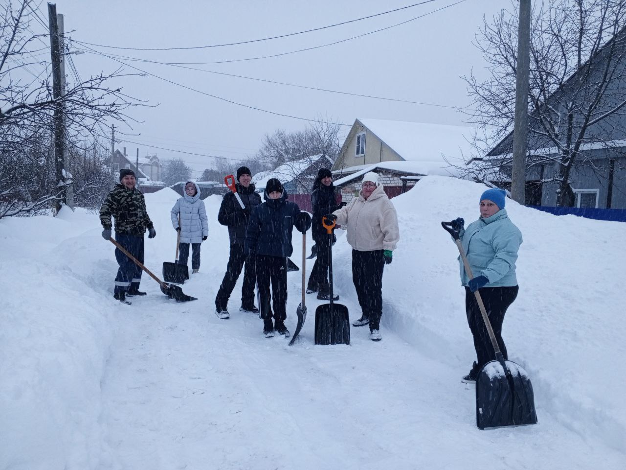 Ульяновские ТОСы помогают городским дорожникам в уборке снега