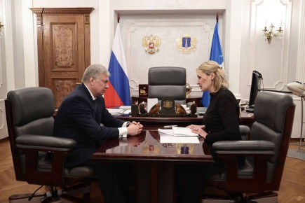 Алексей Русских: Провел рабочую встречу с уполномоченным по правам ребёнка в нашем регионе Ольгой Ивановой