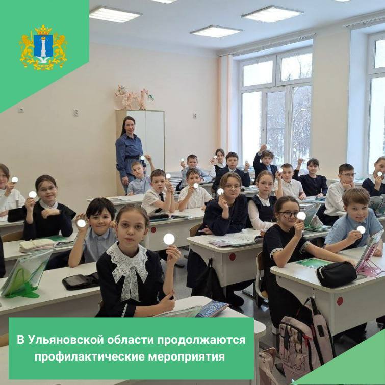 Специалисты Дирекции безопасности дорожного движения провели полезные занятия в Гимназии №34 при УлГУ