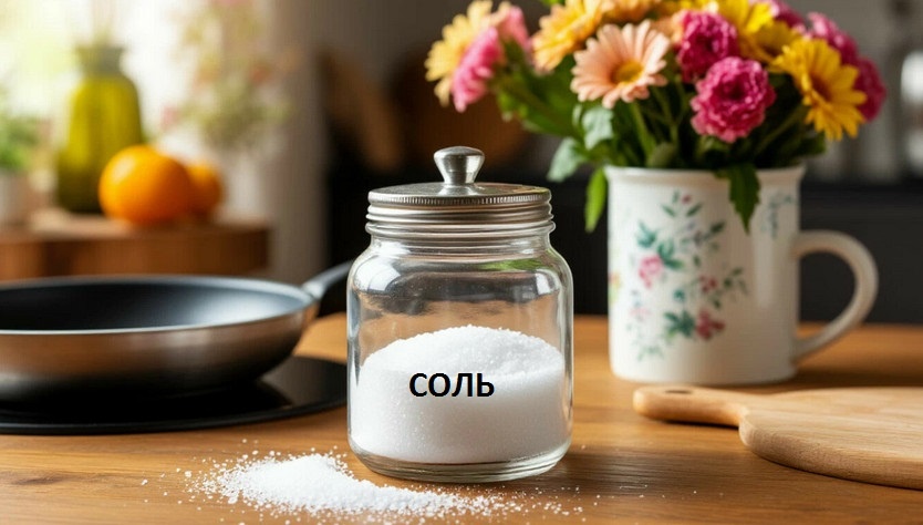 Соль в хозяйстве: 10 неожиданных способов очистки, которые удивят вас